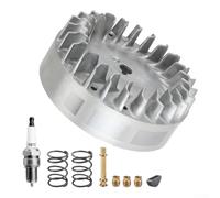 KHIronHive Aluminum Flywheel Kit For 212Cc Non-Hemispherical Engine, For Predator 224Cc 6.5HP, For GX160 For GX200, 69730 69736, Clone 196Cc, For COLEMAN CT200U For BAJA BT200X With Valve Springs