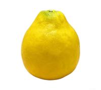 KHIronHive Artificial Pomelo Fruit Model, Realistic Yellow Fake Fruit For Home Decor, Photography Props, Fruit Shop Display, Kids Playroom, Sturdy Foamed Plastic Simulation, 18Cm