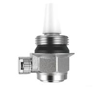 KHIronHive Brass Automatic Exhaust Valve, DN25 External Thread Air Release Valve For Radiators, Heating & Water Supply Systems, Hydraulic Control Up To 10 Bar, Silver