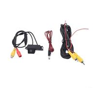 KHIronHive Car Rear View Reverse Camera 170° Wide Angle For Night Vision Waterproof Backup Parking Assist For Ford For MONDEO S-Max Focus Fiesta Kuga 2006-2010 For PAL NTSC Easy Installation High