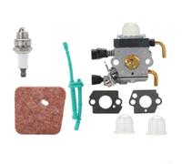 KHIronHive Carburetor Kit For FS38 FS45 FS46 FS55 FS55R For FS80 FS85 Trimmer, Includes Fuel Lines Air Filter Gaskets Spark For PRIMER Bulb For C1Q-S97 Engine Parts