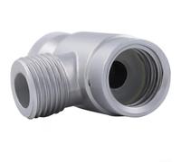 KHIronHive CGA320 To TR21-4 Adapter For SodaStream Machines, Aluminum Gas Cylinder Connector With Washers And Wrench, For 0.6L For SODA Water Makers, Silver Finish