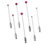 KHIronHive CMM Touch Probe With Porcelain Rod And Red Ball, For M3 Threaded Stylus For Measurement, Wear-Resistant Extension Rod For CMM Machines, Multiple Models Available(A-5004-6040)