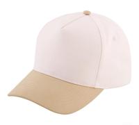 KHIronHive Color Block Cotton Polyester Baseball Cap, Curved Brim Trucker Hat With Breathable Fabric, Unisex Summer Sun Protection Headwear -For Casual And Athletic Wear(#11 Khaki)