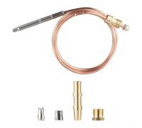 KHIronHive Copper Thermocouple For Thermostat Control, 24/36 Inch Pilot Burner Assembly, Compatible With For ROBERTSHAW 1980-024 1980-036 For RHEEM UV6379R And 1900 Series HVAC(36 inch)