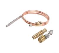 KHIronHive Copper Thermocouple For Thermostat Control, 24/36 Inch Pilot Burner Assembly, Compatible With For ROBERTSHAW 1980-024 1980-036 For RHEEM UV6379R And 1900 Series HVAC(24 inch)
