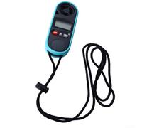 KHIronHive Digital Anemometer And Thermometer With LCD Backlit Display, Meter For HVAC, Fan Manufacturing, Home And Industrial Use, Portable Design With Protective Case And Lanyard