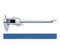 KHIronHive Digital Caliper Stainless Steel 0.01mm Accuracy Large LCD Screen 4Cr13 Material For Inside Outside Depth Step Measurement Industrial Test Tool Silver(0-150mm)