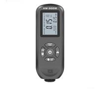 KHIronHive Digital Coating Thickness Gauge HW-300S, 0.05-2mm Range With LCD Backlight, Portable Paint Film Meter For Auto Metal Industry, 3 Measurement Modes, Black/Orange(black)