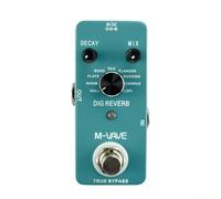 KHIronHive Digital Guitar Reverb Pedal With 9 Types Hall Room Plate For FLANGER Ducking Chorus LoFi True Bypass Zinc Alloy Shell Compact Design For Electric Guitar Effects
