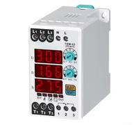 KHIronHive Digital Overload Relay TRM-03/12/25 220V, Manual/Semi/Auto Reset, 0.1-25A Adjustable Current Protection With Delay Timer, DIN Rail Mount For Motor Phase Asymmetry Fault(TRM-03 220V)