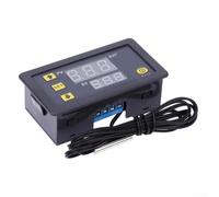 KHIronHive Digital Temperature Controller With Heating And Cooling Mode, For Mini Thermostat For -55 To 120C Range, 0. Accuracy, High Temp Alarm, 1M Probe, 12V/24V/110-220V Optional(DC 24V)