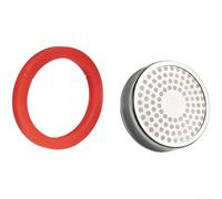 KHIronHive E61 Group Head Shower Screen Replacement Kit With Silicone Gasket, 58Mm Stainless Steel Precision Distribution For Espresso Machine Parts And Accessories(2)