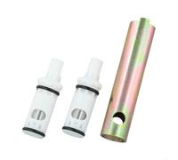 KHIronHive Faucet Cartridge Kit 1224 Replacement for Double Handle Faucets and Tub Showers, Plastic Valve Stem Repair Parts, ADA Compliant Design, Easy Install, White(14272 2 Packages)