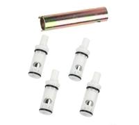 KHIronHive Faucet Cartridge Kit 1224 Replacement for Double Handle Faucets and Tub Showers, Plastic Valve Stem Repair Parts, ADA Compliant Design, Easy Install, White
