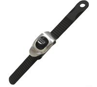 KHIronHive For Heavy-Duty Grip Lock Straps Reusable Metal Ratchet Tie With Strong Load Capacity Adjustable Stainless Steel Fastener For Outdoor Fencing Poles Pipes 12 Or 20 Inch Black Secure Easy Use