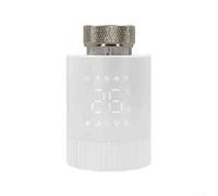KHIronHive For ZIGBEE Smart Thermostatic Radiator Valve, For TUYA App Control TRV With LED Display, 0.5°C, Frost Protection & Child Lock For Home Heating Systems, White