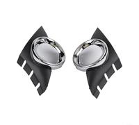 KHIronHive Headlight Trim Covers Fog Light Bezels Replacement For Sport 207 2006-2009 ABS Exterior Moulding Enhanced Fit Compatible With OEM 7452HW 7452HX Improved Fog Lamp Performance (Left+Right)