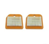 KHIronHive High-Performance Air Filter 4237-141-0300 Efficient Dust Debris Protection Plastic Construction Two Pack For HS81T HS82T HS86R HS87R Trimmers Easy Installation Engine Life Extension Perfect