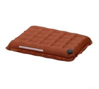 KHIronHive Inflatable Camping Seat Pad 7CM Thick Ultralight Portable Outdoor Mat with Reflective Strip for Hiking Fishing Picnic Garden Furniture Cushion Dark Gray(Brown)