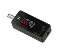 KHIronHive KWS-DC28 Charging Tester, 0.96-Inch TFT Display Voltmeter And Power Meter For DC Devices, Bidirectional Current Detection With Real-Time Voltage, Capacity Data, Black