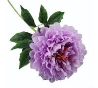 KHIronHive Large Artificial Peony Flower 75Cm Tall Simulated Fake Bloom For Home Decor Wedding Party Office Centerpiece Arrangement Plastic Stem Realistic Look(Light purple)