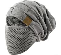 KHIronHive Men's Winter Knit for Beanie Hat Windproof Fleece Lined Men's | Thick knit construction, soft fleece lining, locks in heat, cold weather essential, stylish black or grey