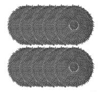 KHIronHive Microfiber Mop Cloths For 3I P10 Ultra Robot Vacuum Replacement Pads Sturdy Material Easy Installation For Pet Hair Hard Floors 4 Pack Or 10 Pack Suitable For Homes With Children(10 PACK)