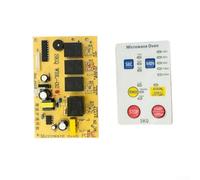 KHIronHive Microwave Oven Power Control Board Computer Motherboard 90V-240V Wide Voltage For Light Wave Systems Ultra-Thin 2.2mm Design One-Button Start For Home Restaurant Cafe Kitchen Repair Parts