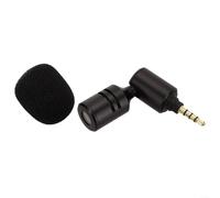 KHIronHive Miniature Foldable Microphone Ideal for Quick Setup on Laptops and Mobile Devices via 3 5mm (4 Pole)