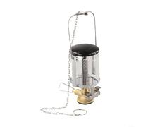 KHIronHive Portable Gas Camping Lantern With Tempered Glass Shade, Windproof Outdoor Tent Lamp For Hiking, Backpacking, Picnic And Travel, Fits Threaded Flat Gas Canisters