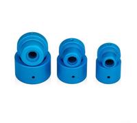 KHIronHive PPR Pipe Welding Machine Heads, Alloy Die Head Set With Non-Stick Coating For PE PVC Water Gas Pipes, 20Mm 25Mm 32Mm Sizes, Blue