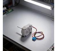 KHIronHive Refrigerator Fan Motor For LG Refrigerators, Replacement Part EAU62963001, Enhanced Air Circulation & Temperature Stability, Noise Reduction, Energy Efficient ABS Cooling Fan Assembly