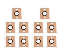 KHIronHive Replacement Dust Bags For ILIFE G9 Pro V9 Pro A12PRO A30PRO Robot Vacuum Non-Woven Fabric High Capacity Filter White Efficient Filtration For Pet Hair Fine Dust Easy(10 PACK)
