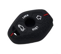 KHIronHive Silicone Key Case For BMW E46 E39 E83 E60 E61 E63 E64 Z4 E85 E86 Z8 - For 3 Series 5 Series X3 6 Series Z4 For Roadster Coupe - Black
