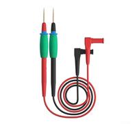 KHIronHive Silicone Multimeter Test Probes, Freeze-Proof Soft Wire With Anti-Slip Handles, Thin Tips For IC Pins LED Small Components, For General Multimeters, 136Cm Length