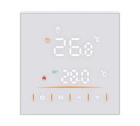 KHIronHive Smart WiFi Thermostat For Tuya App Programmable LCD Temperature Controller Group Control For Water Floor Heating Electric Gas Boiler AC 180-260V Ultra-Slim 15Mm (3A gas boiler)