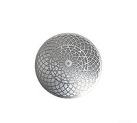 KHIronHive Stainless Steel Secondary Water Distribution Net For Espresso Machine, 304 Food-Grade Coffee Filter Screen With Etched Mandala Pattern, Even Flow 51Mm 53Mm 58Mm(51mm)