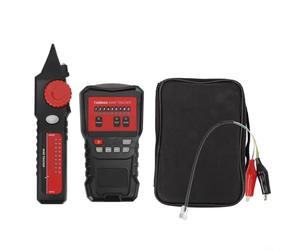 KHIronHive Tenas TA8866A Digital Wire Detector Network And Cable Finder With Voltage Test Long-Range Tracing Up To 300M Audio Signal For Communication And Metal Cables LED Indicator Flashlight