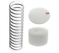 KHIronHive Vacuum Hose And Filter Set For Shark For Rotator Professional For Lift-Away NV601 NV680 NV801, Includes Lower Duct Hose With Steel Cage, Felt Filter, Foam Filter