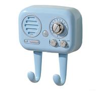 KHIronHive Wall-Mounted Key Holder With Audio Reminder And Sensor, Intelligent Voice For Keys, Smart Storage Organizer To Prevent Forgetting, Install For Office Garage Entryway, White Green Blue(blue)