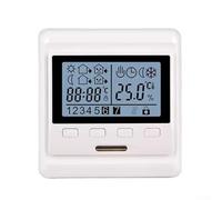 KHIronHive Weekly Programmable Electric Floor Heating Thermostat Dual Control 16A High Load Temperature Controller 5-90°C Adjustable Range Manual