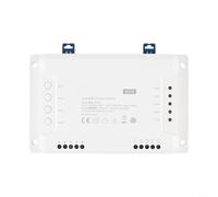KHIronHive Wireless Smart Light Switch Module 4-Channel WiFi Control For 4CH R3 And 4CH PRO R3, RF 433MHz for ALEXA And Google Home, DIN Rail Mountable White Plastic Housing(4CH R3)