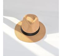 KHIronHive Women Wide Brim Straw Sun Hat, Breathable Papyrus Beach Hat With Adjustable Fit For Summer Outdoor Travel, UV Protection Cap For Ladies(Khaki Color)