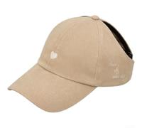 KHIronHive Womens Embroidered Baseball Cap Breathable Sun Hat With Adjustable Strap For Summer Outdoor Sports Casual Daily Wear UV Protection(Khaki)