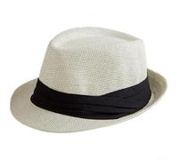 KHIronHive Women's Panama Straw Hat Rolled Brim Sun Protection Summer Beach Foldable Breezy Lightweight Papyrus Weaving Adjustable Fit One Size For Spring Autumn Outings(Creamy White)