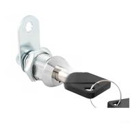 KHIronHive Zinc Alloy Cam Lock 7 Brass Ball Tumbler Security Lock With Keys 90 Degree Rotation Silver Easy Install For Electrical Cabinets Game Cabinets Doll Cabinets Multi Size(6218899-26mm)