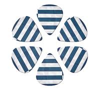 KHiry 6 Pack Guitar Picks Plectrums with Organizer Storage Box greek flag Bass Picks for Electric Ukulele Picks for Acoustic Guitars 0.71mm