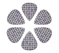 KHiry 6 Pack Guitar Picks Plectrums with Organizer Storage Box Haunted Mansion1 Bass Picks for Electric Ukulele Picks for Acoustic Guitars 0.71mm