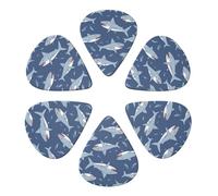 KHiry 6 Pack Guitar Picks Plectrums with Organizer Storage Box Xmas Funny Gnomes Bass Picks for Electric Ukulele Picks for Acoustic Guitars 0.46mm